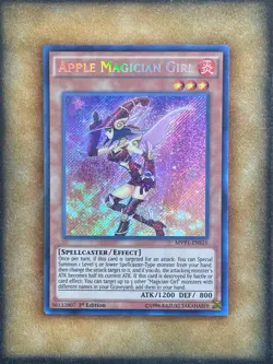 Yugioh Apple Magician Girl MVP1-ENS15 Secret Rare 1st Ed NM - Image 1