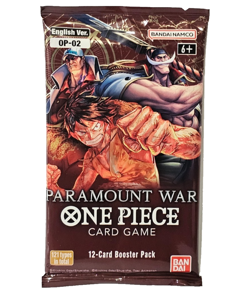 One Piece TCG Paramount War Booster Pack OP02 English - New, Factory Sealed 811039039103 - Image 1