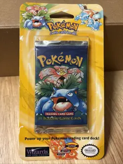 WOTC New SEALED VENUSAUR 1999 Pokemon BASE SET Blister BOOSTER Pack SHADOWLESSU - Image 3