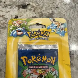 Pokemon 1999 WOTC Base Set Unlimited Booster Blister Pack Venusaur Vintage - Image 2