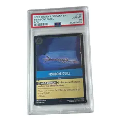 Disney Lorcana The First Chapter Fishbone Quill #168 FOIL PSA 10 - Image 1