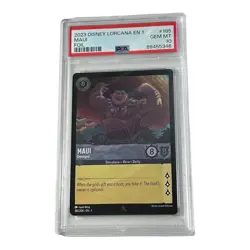 2023 Disney Lorcana The First Chapter Maui - Demigod #185 FOIL PSA 10 - Image 1