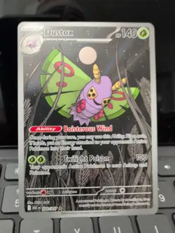 Pokemon TCG Dustox 220/217 Illustration Rare Ascended Heroes Full Art English NM - Image 2