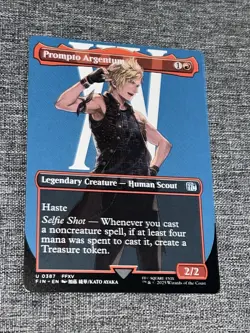 Prompto Argentum #0387 FIN U (Borderless) (Non Foil) - MtG Final Fantasy - Image 1