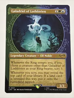 MTG Lord of the Rings Galadriel of Lothlorien Showcase 0321 NM Rare - Image 1