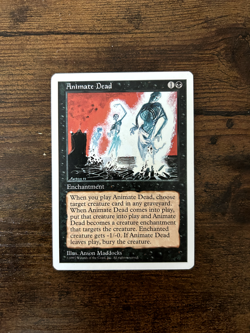 Animate Dead (Revised Edition Core Set, English, 1994) MTG - Image 1