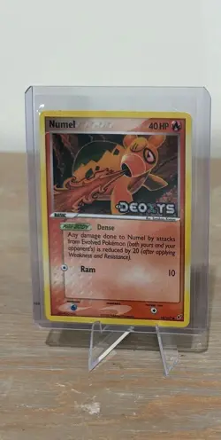 Pokemon Numel EX Deoxys 68/107 Reverse Holo 40HP Common Card TCG - Image 1