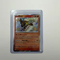 Pokemon TCG Entei Scarlet & Violet Paldean Fates Holo Shiny Rare Card 112/091 - Image 1