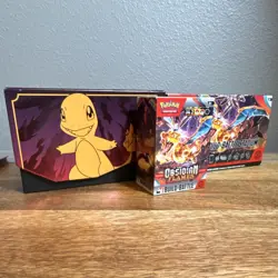 Pokemon Obsidian Flames Card Lot w/ Build Battle Stadium, Charmander, Togekiss - Image 1