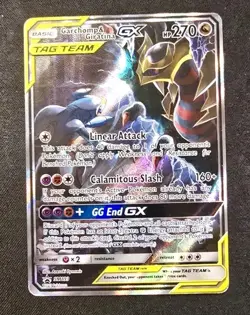 HEAVY PLAYED Garchomp & Giratina GX SM193 Holo Promo Card Sun and Moon Team - Image 1