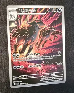 Pokemon Mightyena 243/217 ASC Full Art Rare Holo Stage 1 Wolf 120HP Card - Image 1