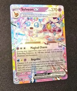 Pokemon Sylveon EX TCG Prismatic Evolutions Double Rare Card 41/131 NM Condition - Image 1
