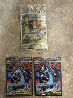Pokemon Card Lot Charmander 044 Mega Charizard X EX 023 Holo SVP MEP 3 Cards - Image 1