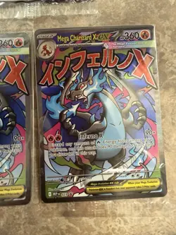 Pokemon Card Lot Charmander 044 Mega Charizard X EX 023 Holo SVP MEP 3 Cards - Image 2