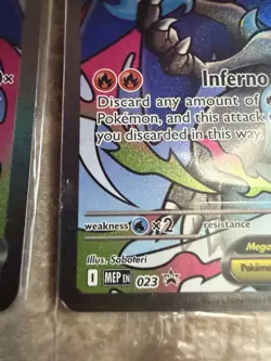 Pokemon Card Lot Charmander 044 Mega Charizard X EX 023 Holo SVP MEP 3 Cards - Image 5