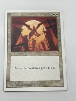 Magic The Gathering Revised Banned Card Near Mint Never Played Crus@de - Image 5