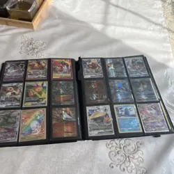 Pokemon TCG Charizard Eevee Raichu Magikarp Holo Foil Card Lot in Binder - Image 1