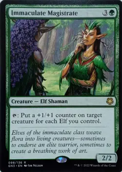 098/136 IMMACULATE MAGISTRATE RARE GAME NIGHT: FREE-FOR-ALL MTG CARD - Image 1