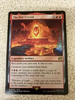 MTG the Fire Crystal Final Fantasy Regular - Image 1