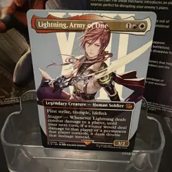 Lightning, Army of One (0400) (Borderless) Final Fantasy Regular - Image 1