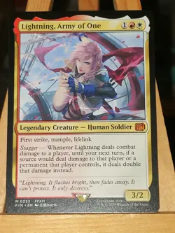Lightning, Army of One - (Final Fantasy) - MTG - 0233 - Mythic - Regular - Image 1