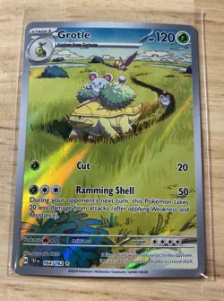 Pokemon Card TCG - Grotle 164/162 Illustration Rare Temporal Forces Near Mint - Image 1