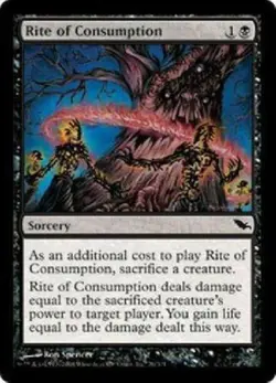 Rite of Consumption Shadowmoor MtG NM - Image 1