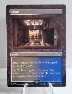 X 1 Study Borderless NM-M Clue 020 MTG Magic The Gathering - Image 1