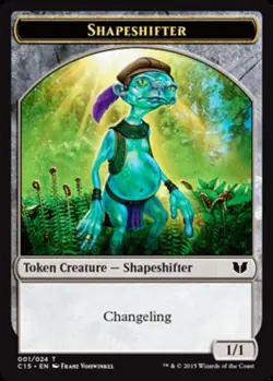 x4 Shapeshifter Token T MTG Commander 2015 M/NM, English - Image 1