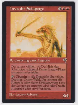 Hivis der Schuppige Mirage Trugbilder Rare DE NM Reserved List MTG Magic - Image 1