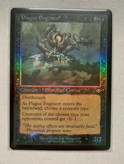 Plague Engineer Foil - Modern Horizons MH2 - Old Border Near Mint EN MTG - Image 1