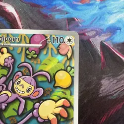 Phantasmal Flames #107/094 Ambipom Pokemon mega Evolution - Image 3