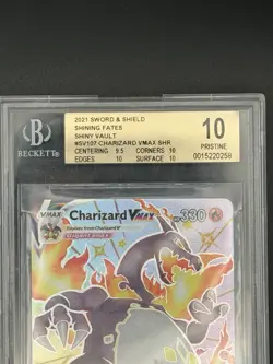 Pokemon Charizard VMAX SV107/SV122 Shining Fates Holo BGS 10 - POP 761 - Image 3