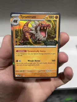 Tyrantrum MEP 066 Prerelease Stamped Promo. Pokemon TCG- Perfect Order - Image 1