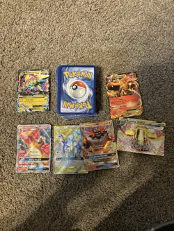 Pokemon TCG Charizard GX, Incineroar GX, Bronzong BREAK, M Manectric EX Lot - Image 1