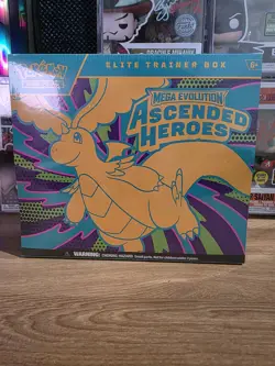 New Sealed Pokemon TCG: Mega Evolutions Ascended Heroes ETB - Image 1