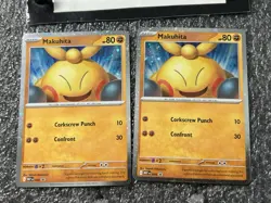 Pokemon 2x Makuhita 068 MEP Perfect Order Cosmos Holofoil Promo Blac star - Image 3