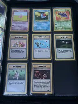 Fossil Unlimited Complete Non Holo Set 16-62 LP Pokemon WOTC Set - Image 5