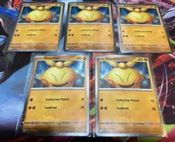 Pokemon TCG: Makuhita Cosmos Holo Black Star Promo (Set Of 5) #068 M/NM - Image 1