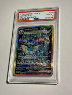 Pokemon Terastal Festival PSA 10 Sequential (Demi god pack) Evee evolutions - Image 3