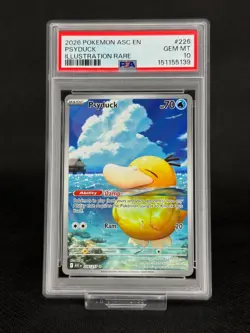 2026 POKEMON ASC EN-ASCENDED HEROES ILLUSTRATION RARE #226 PSYDUCK PSA 10 - Image 1