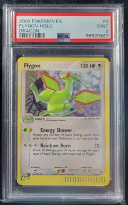 Pokemon EX Dragon Flygon Holo 4/97 PSA 9 MINT - Image 1