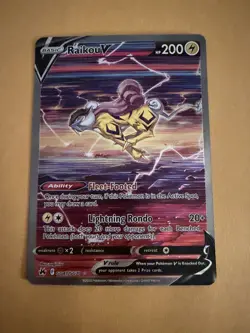 Pokemon Raikou V GG41/70 Crown Zenith Galarian Gallery Full Art Ultra Rare Holo - Image 1