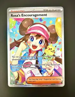 Pokemon Perfect Order Rosa's Encouragement 123/088 Special Illustration Rare NM - Image 1