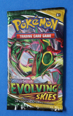 POKEMON SWORD & SHIELD EVOLVING SKIES BOOSTER PACK SEALED - Image 1