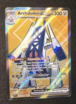 Archaludon ex 224/191 Full Art Ultra Rare SV08: Surging Sparks NM Pokemon - Image 1
