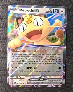 Pokemon Meowth EX 062/088 Perfect Order 2026 Near Mint - Image 1