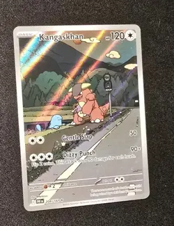 Kangaskhan - 204/182 - SV10: Pokemon Destined Rivals Illustration Rare Holo NM - Image 1