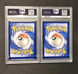 Lot Of 2 2024 POKEMON TRICK OR TRADE #057 GENGAR PSA 8 - Image 2