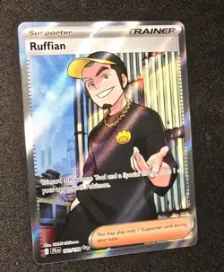 Pokemon Journey Together Ruffian 181/159 Full Art Ultra Rare NM - Image 1